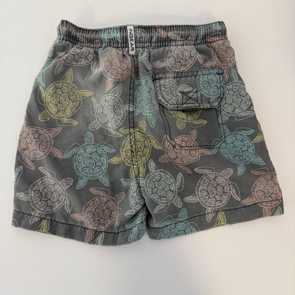 Set of 2 Boys Kids 4T Lined Swim Trunks Shorts Swim Suits - Picture 6 of 8